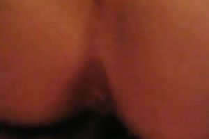 My black cock sluts pokes her vagina with a sextoy and then I finish her off in slit