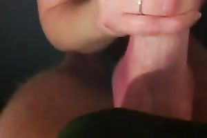 Sucking a large white wang on my vacation away from my spouse