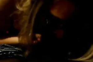 My concupiscent nerdy mistresse enjoys engulfing my BBC in POV