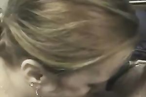 My milf sexy white dirty slut wife blows my diminutive schlong for a facial cum glaze