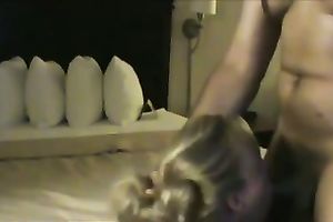 Blonde harlot works on my BBC and acquires her cunt destroyed