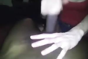 Highly experienced hoe blows my chocolate cock like a champ