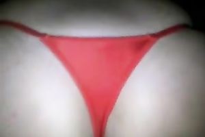 My bootyful amateur wife rides my cock during the time that wearing red belt
