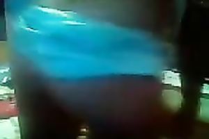 My Bulgarian girlfriend Kameliq Ivanova shaking her astounding butt in front of a web camera