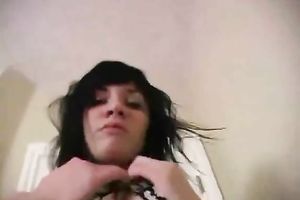 Busty and super hot playgirl got her bawdy cleft team-fucked from behind