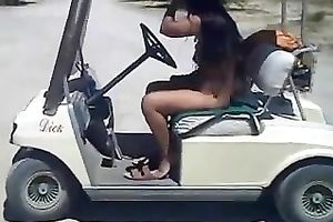 Nude hawt tanned skin girlfriend wears merely cowboy hat
