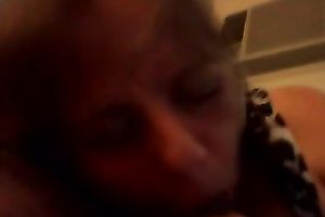 This sexually excited doxy feels enjoyment when practicing blow job sex