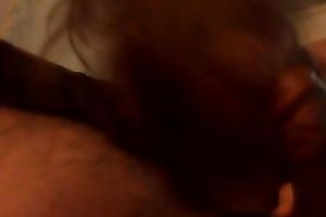 This sexually excited doxy feels enjoyment when practicing blow job sex