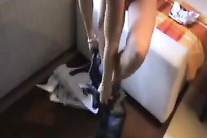 I could see my horny white wife dressing up over and over another time