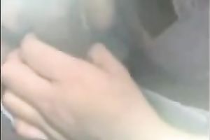 A youthful non-professional Indian black cock sluts sucks my 10-Pounder in my car