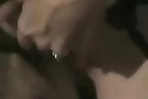 Mature redhead in hawt underware bonks herself with her giant vibrator