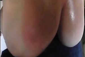 This trashy sweetheart is damn proud of her massive natural bazookas