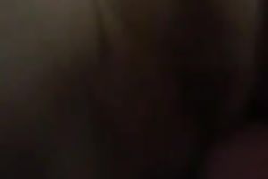 POV scene with me getting my curly love tunnel team-fucked and smeared with cum