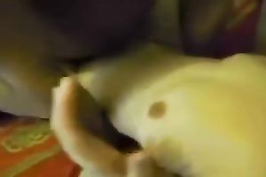 Watching my Married slut riding our neighbour's dark knob