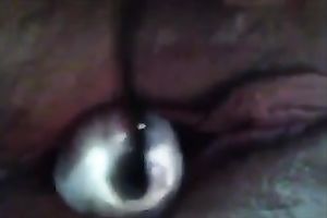 Raunchy livecam bimbo stimulates her fur pie with her vibrating egg