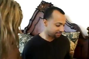 Hot floozy with chocolate skin is brutally face drilled