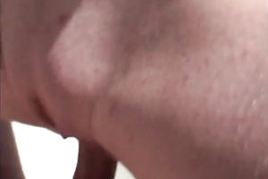 Raunchy babe with large scoops rides her fuck buddy's knob like a cowgirl