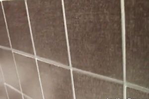 Horny teenies having hardcore sex all over the bathroom