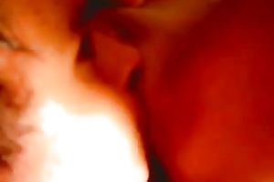 He has fetish for being a cuckold serf licking my cum-hole after sex