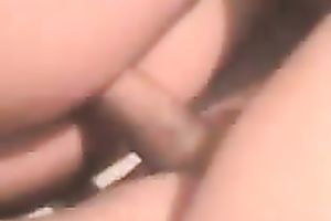 Penetration from behind filmed from a very good angle