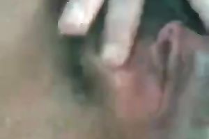 I love to tickle my captivating bawdy cleft with my hairbrush