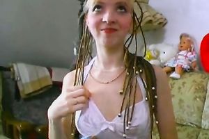 Freaky blonde haired tramp is intend to fuck with old dude