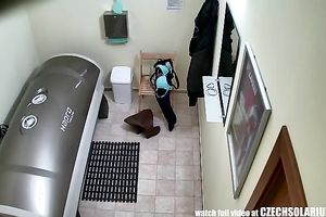 Stunning legal age teenager redhead black cock sluts with large natural pantoons in solarium