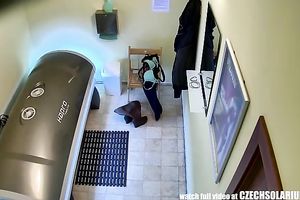 Stunning legal age teenager redhead black cock sluts with large natural pantoons in solarium