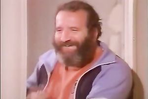 Horny guy bonks his wife's face hole in 69 position