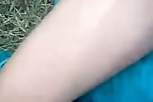 My concupiscent Indian brunette hair lets me fuck her outdoors