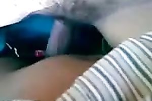 My concupiscent Indian brunette hair lets me fuck her outdoors