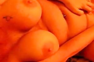 My juggy slutwife licks my wang and lets me cum on her face