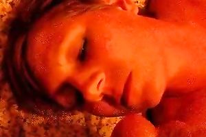 My juggy slutwife licks my wang and lets me cum on her face