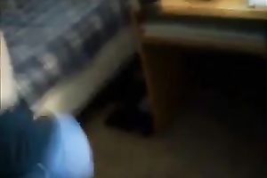 Slutty co-worker sucks my shaft and acquires her twat smashed