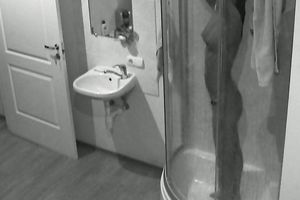 Well formed playgirl takes shower exposing her bare hawt body to the camera