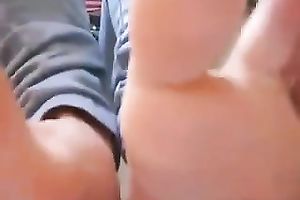 Stunning homemade foot fetish video with my beautiful GF