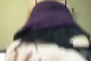 Fat bottomed Hispanic black cock slut with a soaked rump is riding me backwards