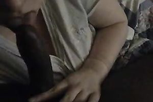 My bulky hotwife sucks my dark shaft in hawt POV movie