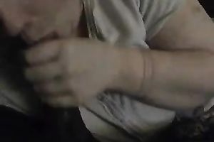 My bulky hotwife sucks my dark shaft in hawt POV movie