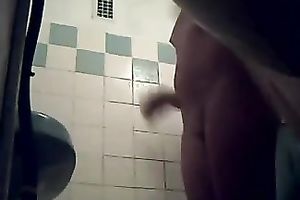 Petite girlfriend of my ally takes shower on hidden web camera