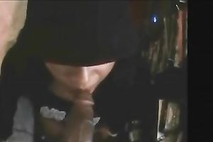 Her large face hole and nice-looking wazoo needs a worthy beefy rod