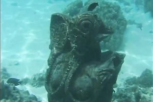 Blonde babe sucks a jock beneath water and receives drilled from behind