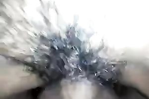 Fucking a hirsute snapper of my older slutty wife on POV closeup episode