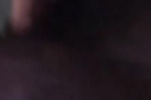 Cute brunette hair girlfriend is in the mask and my knob is in her rectal hole