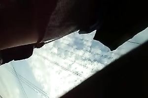 I lastly could go beneath her petticoat and that babe wore pants