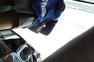 I lastly could go beneath her petticoat and that babe wore pants