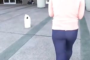 My amoral GF flashes her giant natural meatballs in a shop