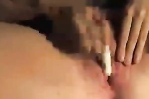 I love to tickle my pussy when there is no one around