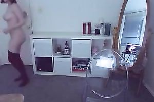 Naked lesbo babes are on we camera exposing their wobblers and vagina