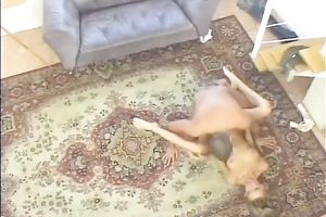 Amateur blonde skank receives all her holes pounded indoors